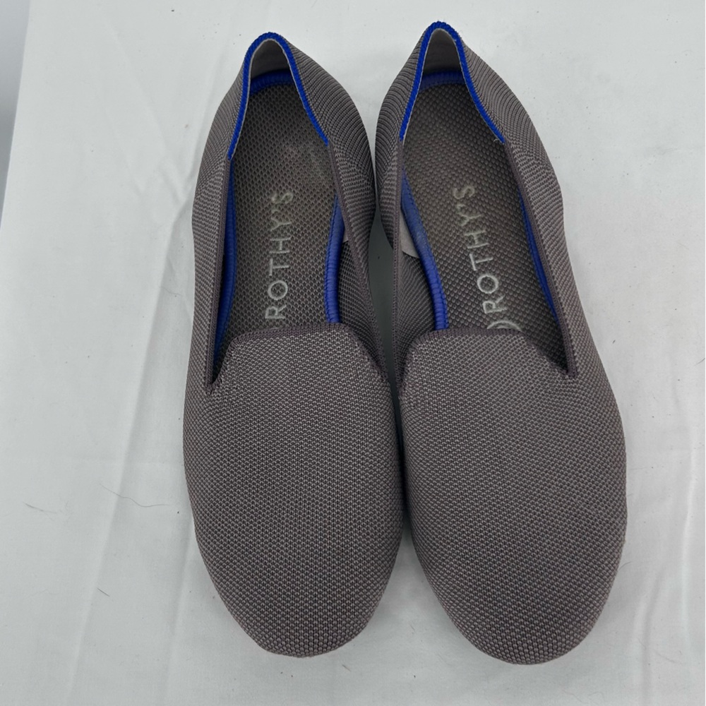Rothy's The Loafer Flat in Grey/Taupe - Women's Size 8.5 - Sustainable &Washable